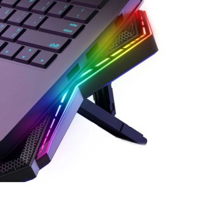 پایه خنک کننده لپ تاپ کول کولد RGB مدل 6-K40